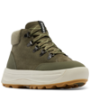 Sorel Ona 503 Hiker Platform Sneaker In Stone Green/light Bisque