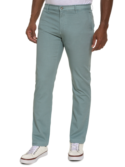 Robert Graham Buckley Pant In Light Green