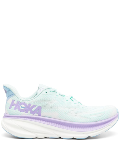 Hoka Women's Clifton 9 Running Sneakers In Blue