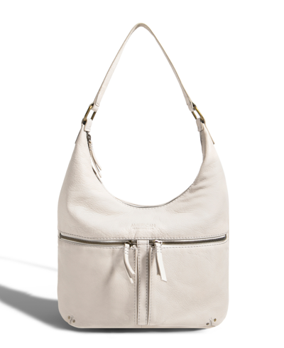 American Leather Co. Women's Hanover Hobo Bag In Stone Smooth