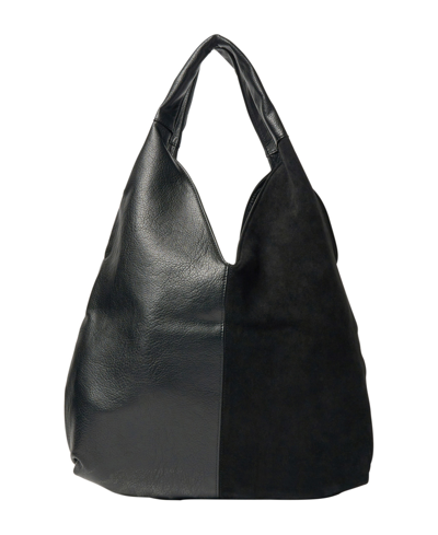 Urban Originals Lenora Faux Leather Hobo Bag In Black