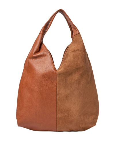 Urban Originals Lenora Faux Leather Hobo Bag In Tan