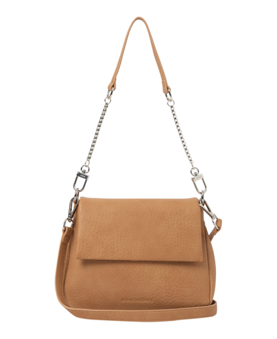 Urban Originals Wish List Faux Leather Crossbody Bag In Sand