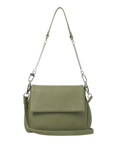 Urban Originals Wish List Faux Leather Crossbody Bag In Green