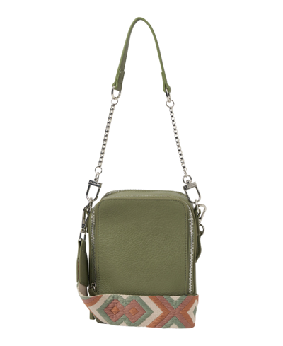 Urban Originals Mirror Mirror Faux Leather Mini Bag In Green