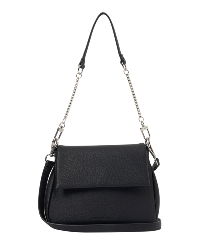 Urban Originals Wish List Faux Leather Crossbody Bag In Black