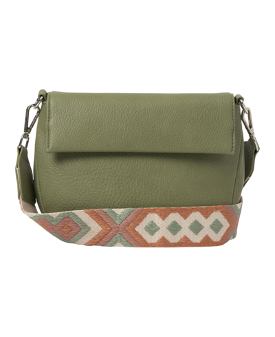 Urban Originals Realism Faux Leather Crossbody Bag In Green