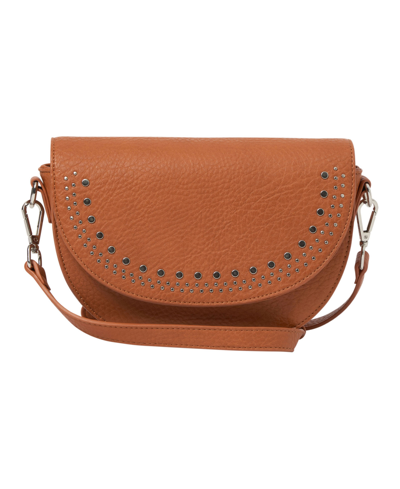 Urban Originals Rocket Faux Leather Crossbody Bag In Tan