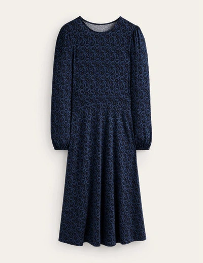 Boden Camille Jersey Midi Dress Atlantic, Primrose Swirl Women | ModeSens