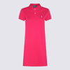 Polo Ralph Lauren Short Sleeves Polo Neck Dress In Aruba Pink