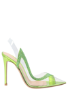 Gianvito Rossi Women's Hortensia Embellished Leather; Pvc Pumps