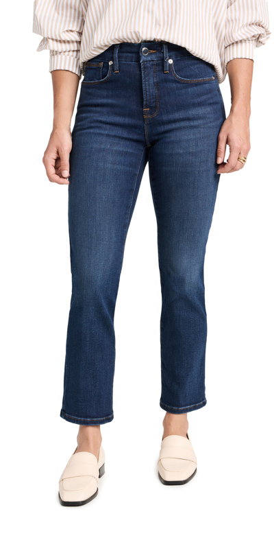 Good American Good Petite Straight Jeans In Blue004