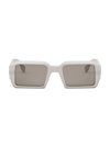 Fendi Women's Graphy 52mm Rectangular Sunglasses In Grey