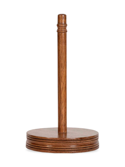 Juliska Bilbao Wood Paper Towel Holder In Brown