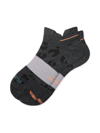 Bombas Women's Leopard Running Ankle Socks In Black