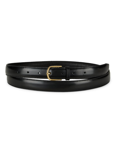 Totême Wrap Leather Belt In Black