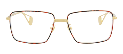 Gucci Gg0439o 004 Square Eyeglasses Mx In Clear