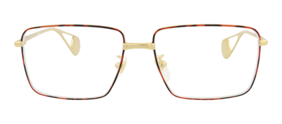 Gucci Gg0439o 008 Square Eyeglasses Mx In Clear