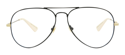 Gucci Gg0515o 001 Aviator Eyeglasses Mx In Clear