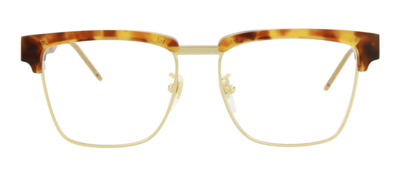 Gucci Gg0605o 004 Square Eyeglasses Mx In Clear