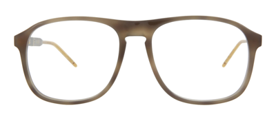 Gucci Gg0844o 006 Aviator Eyeglasses Mx In Clear