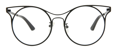 Mcq By Alexander Mcqueen Mq0174oa 001 Cat Eye Eyeglasses Mx In Black