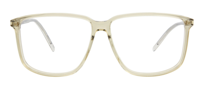 Saint Laurent Sl404 003 Square Eyeglasses Mx In Clear