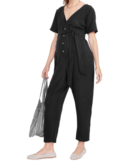 HATCH WOMEN'S THE NOELLE MATERNITY NURSING FRIENDLY JUMPSUIT