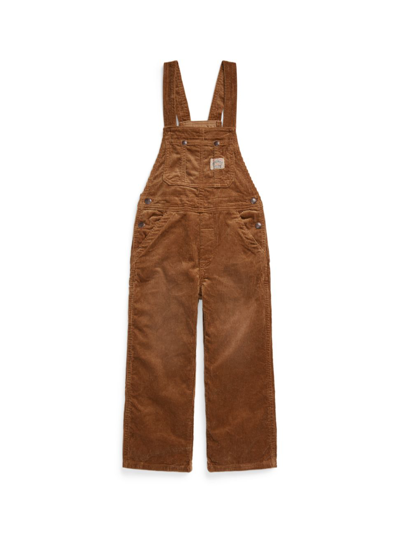 Polo Ralph Lauren Little Kid's 8 Wale Corduroy Overalls In Page Wash
