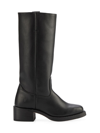 Frye Campus Tall Leather Riding Boots In Black