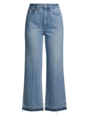 MICHAEL MICHAEL KORS WOMEN'S CROPPED FLARED JEANS