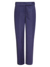 Michael Michael Kors Women's Straight-leg Trousers In Midnight Blue