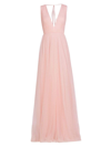 VERA WANG BRIDE WOMEN'S VIAS PLEATED TULLE GOWN