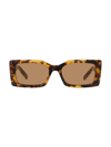 Stella Mccartney Women's 2001 54mm Rectangular Sunglasses In Blonde Havana