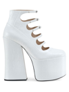 Marc Jacobs 160mm Crocodile-embossed Platform Pumps In Cotton