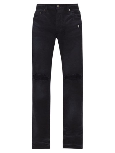 Ksubi Black Ripped Detail Denim Jeans