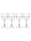 JULISKA GRAHAM WHITE WINE FOUR-PIECE GLASS SET
