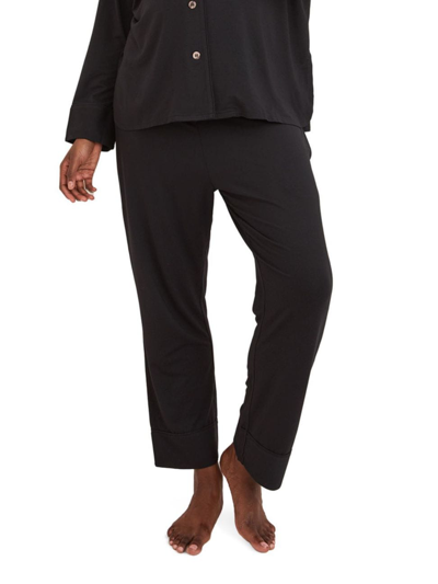 Hatch Women's The Ultra Soft Maternity Jersey Pyjama Set In Black