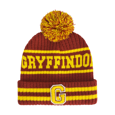 Concept One Harry Potter Gryffindor Collegiate Pom Cuff Beanie In Red