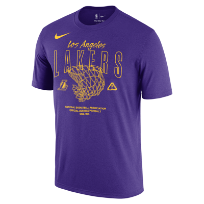 Nike Los Angeles Lakers Courtside Max90  Men's Nba T-shirt In Purple