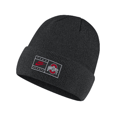 Nike Ohio State  Unisex College Beanie In Black