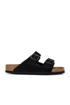 Birkenstock Arizona Oiled-leather Two-strap Sandals In Black