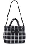 Marni Tote Ew Nylon Print In Black
