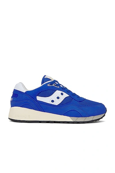 Saucony Shadow 6000 Athletic Sneaker In Blue/ White