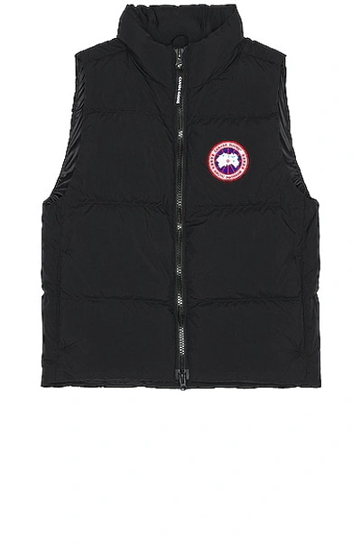 Canada Goose Lawrence Puffer Gilet In Black