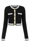 Balmain Long-sleeve Button-fastening Cardigan In Black