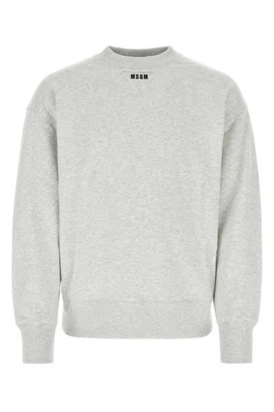 Msgm Sweatshirts In Grey
