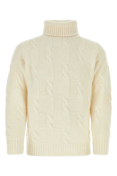 Pt Torino Knitwear In Cream