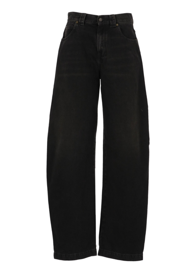Darkpark Audrey Wide-leg Jeans In Black