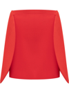 Victoria Beckham Circle Panel Mini Skirt In Red